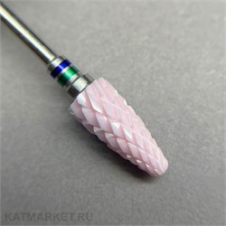 Divinail Розовая керамическая фреза, кукуруза зелено-синяя 70000125