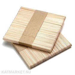 Шпатели 12,5х1см деревянные малые 50шт 60411003