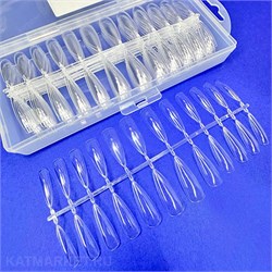 {{photo.Alt || photo.Description || 'Divinail Гелевые типсы Stylet (прозрачные, Cтилет) 240шт'}}