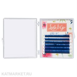 Lash&Go Цветные ресницы микс 0,07/C/7-12 mm Синий (6 линий) 81207001