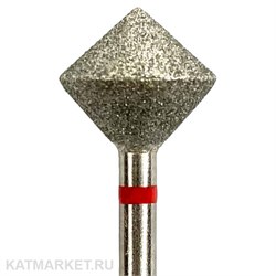 Divinail Алмазная фреза симметричный конус 10мм красный 70952001