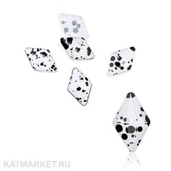 Divinail Стразы скорлупка 02 пакет 20шт 61301002