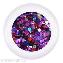 {{photo.Alt || photo.Description || 'PN 5г Glanz Impuls Гель для дизайна лиловый микс'}}