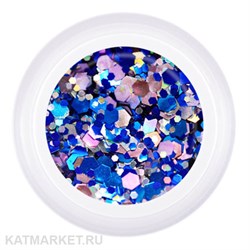 {{photo.Alt || photo.Description || 'PN 5г Glanz Nixie Гель для дизайна синий микс'}}