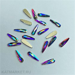 Капля узкая голография, 20шт 61303117