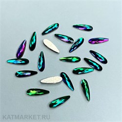 Капля цветная узкая 02 20шт 61303202