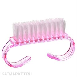 Щетка-сметка 10х45мм, прозрачная розовая 60804001