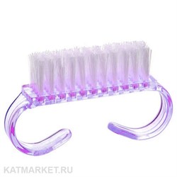 Щетка-сметка 10х45мм, прозрачная фиолетовая 60804003