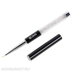 BQAN Кисть со стразами черная 7мм 61103001