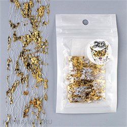 {{photo.Alt || photo.Description || 'ZooNail Фольга Сетка Поталь 4*25см белая/золото (1582)'}}