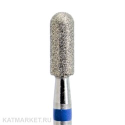 КМИЗ Алмазная фреза 117957 цилиндр скругленный 3,1мм синий 866.104.141.080.031 70119231