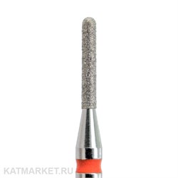 КМИЗ Алмазная фреза 117951 цилиндр скругленный 1,2мм красный 856.104.141.080.012 70119112