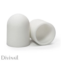 Divinail Колпачок белый на пластиковой основе, 240 грит 13мм 70211315