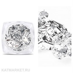 Поталь в баночке, серебро 61003001