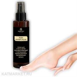 Grattol 165мл Antifungal Тоник с поглотителем запаха для стоп и обуви 10634211