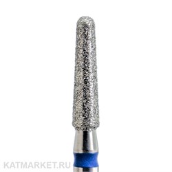 КМИЗ Алмазная фреза 114098 конус скругленный удлиненный 2,5мм синий 866.104.199.100.025 70120625