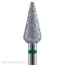 Владмива Фреза алмазная, капля 5 мм, зеленая 806.104.266.534.050 70605350