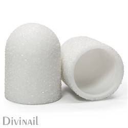 Divinail Колпачок белый на пластиковой основе, 80 грит 16мм 70211412