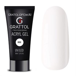 Grattol 30мл 02 Акри-гель Белый 10601802