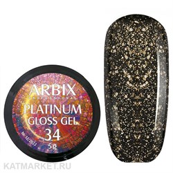 Arbix 5г 34 Platinum Gloss гель для дизайна 11220034