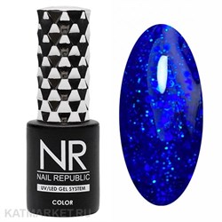NR 10мл Гель-лак 460 Мерцающий ультрамариновый 11708460