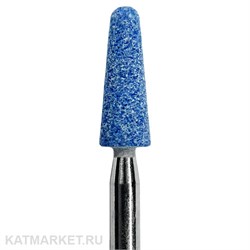 Divinail Корундовая фреза конус скругленный 4мм, синий 70003305