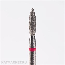 Система Фреза алмазная 856.104.243.080.023 (арт.71001523) Пламя красное 2,3мм 71001523