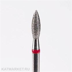 Система Фреза алмазная 856.104.243.080.025 (арт.71001525) Пламя красное 2,5мм 71001525