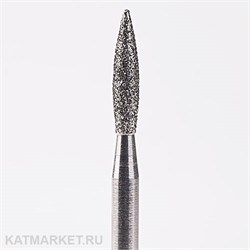 Система Фреза алмазная 866.104.243.100.023 (арт.71002623) Пламя удлиненное синее 2,3мм 71002623