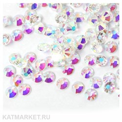 Стразы стекло, Прозрачная голография ss4(1.5мм) 1440шт 61305062