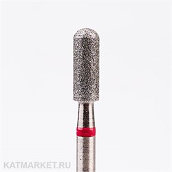 Система Фреза алмазная 856.104.137.080.031 (арт.71010531) Цилиндр закругленный красный 3,1мм 71010531