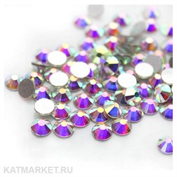 Стразы стекло, Голография ss3(1.3мм) 200шт 61305011