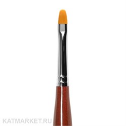 Roubloff GC33R Кисть овальная для геля из синтетического волокна #4 61104084