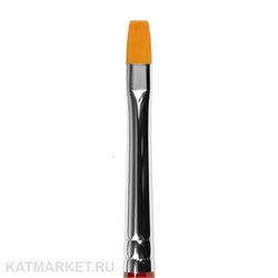 Roubloff GC23R Кисть плоская для геля из синтетического волокна #7 61104097