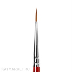 Roubloff DK13R Кисть круглая для тонких линий из волоса колонка #1 61104122