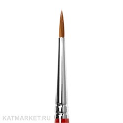 Roubloff DK13R Кисть круглая для тонких линий из волоса колонка #2 61104124