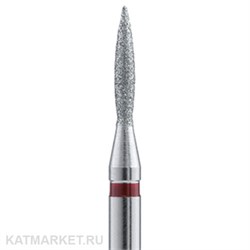 Владмива Фреза алмазная, пламя 1,4 мм, красное 806.104.243.514.014 70601114