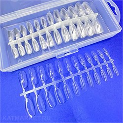 {{photo.Alt || photo.Description || 'Гелевые типсы Овал прозрачные 240шт'}}