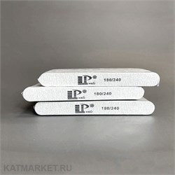 Lisaprofi Пилка малая 13см тонкая деревянная 180/240 прямая серая, блок 50шт (1шт-4,88р) 60613502