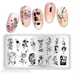 BornPretty Пластина для стемпинга Artist L015 60501035