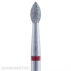 Владмива Фреза алмазная, пламя-пуля 2,5 мм, красная 806.104.257.514.025 70603125