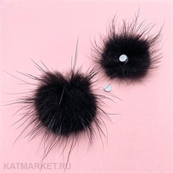 ZooNail Пушок на магните чёрный (1795) 61601795