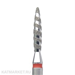 КМИЗ Алмазная фреза 118188 пламя Торнадо 1,8мм красное 856.104.243.100.018 70113118