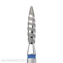 КМИЗ Алмазная фреза 118195 пламя Торнадо 2,1мм синее 866.104.243.100.021 70113221