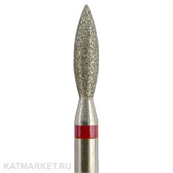 Divinail Алмазная фреза пламя 2,5мм красное 70951251