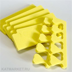 {{photo.Alt || photo.Description || 'Разделители для пальчиков, желтые, 100шт (50 пар)'}}