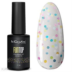 Ingarden 11мл FUNTOP Конфетти Глянцевый Топ 10500301
