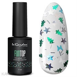 Ingarden 11мл FUNTOP Снежные бабочки Глянцевый Топ 10500302
