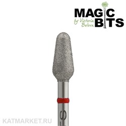 Magic Bits Фреза алмазная бутон 4,0мм, мягкий, НАБутК40 71104140