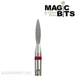 Magic Bits Фреза алмазная пламя острый кончик 1,8мм, мягкий, НАПлК18 71106118